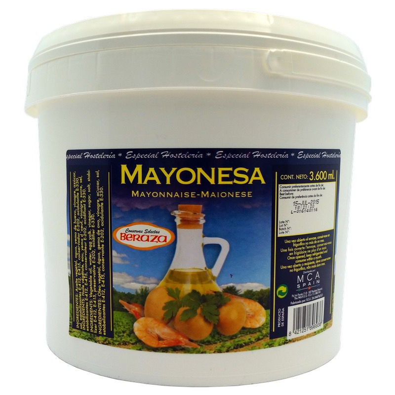 MAYONESA CUBO 4/3600 ml